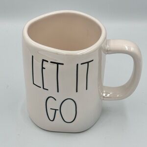 Rae Dunn Disney Frozen “LET IT GO” Elsa Iridescent Double Sided Mug